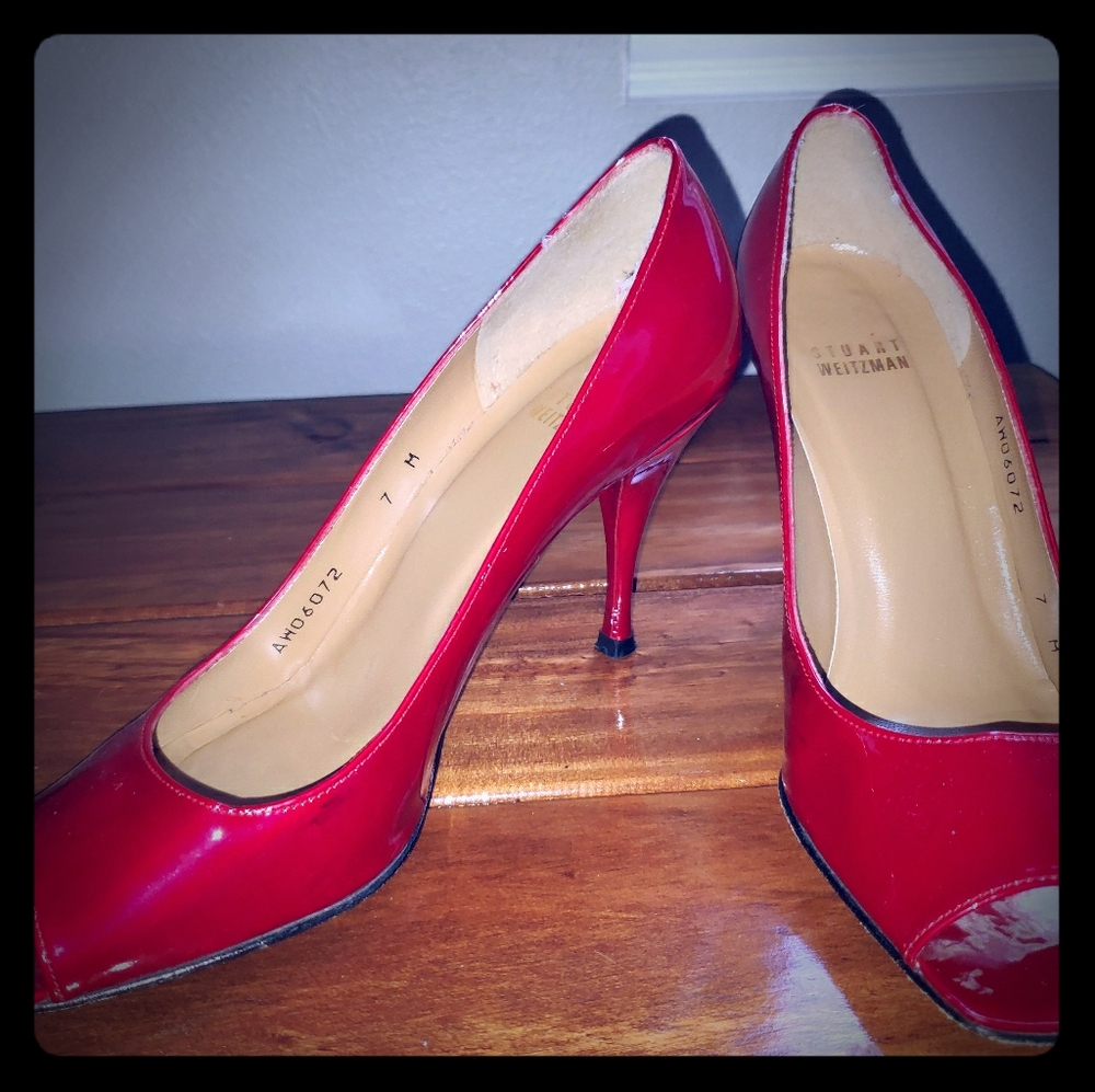 Stuart Weitzman Open Toe Beautiful Heels